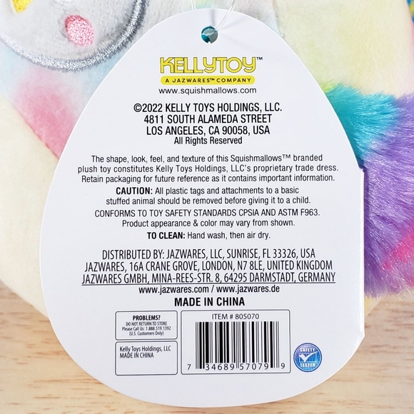 Squishmallow Carmella the Toucan 5" UltraSoft Stuffed Animal Exclusive Toy NWT - Picture 8 of 8